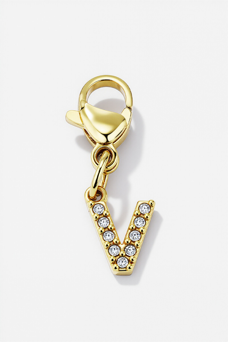 Wholesaler ÉLINE L'ATELIER - Stainless steel charm with rhinestones