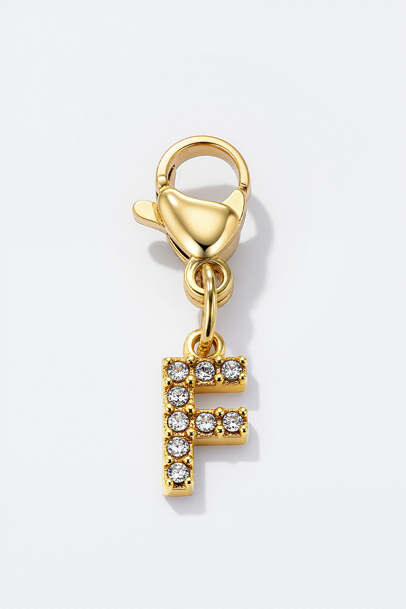 Wholesaler ÉLINE L'ATELIER - Stainless steel charm with rhinestones