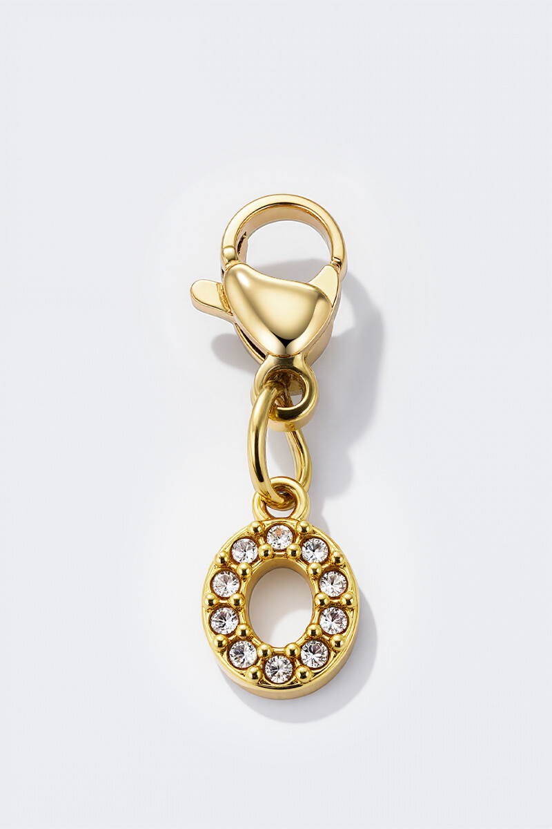Wholesaler ÉLINE L'ATELIER - Stainless steel charm with rhinestones