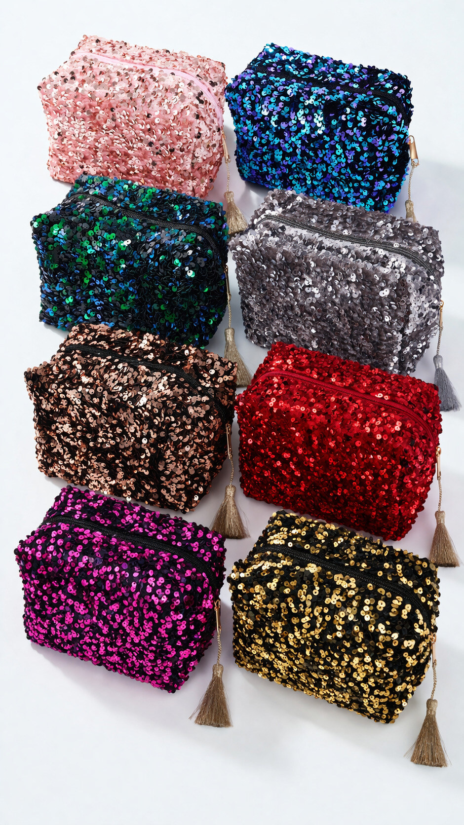 Grossiste ÉLINE L'ATELIER - Trousse à maquillage avec sequins