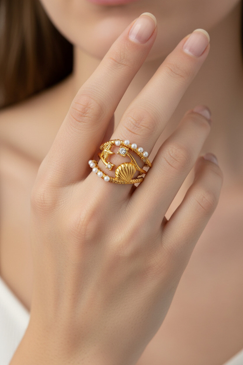 Mayorista Ella Ella - ANILLO AJUSTABLE DE ACERO INOXIDABLE