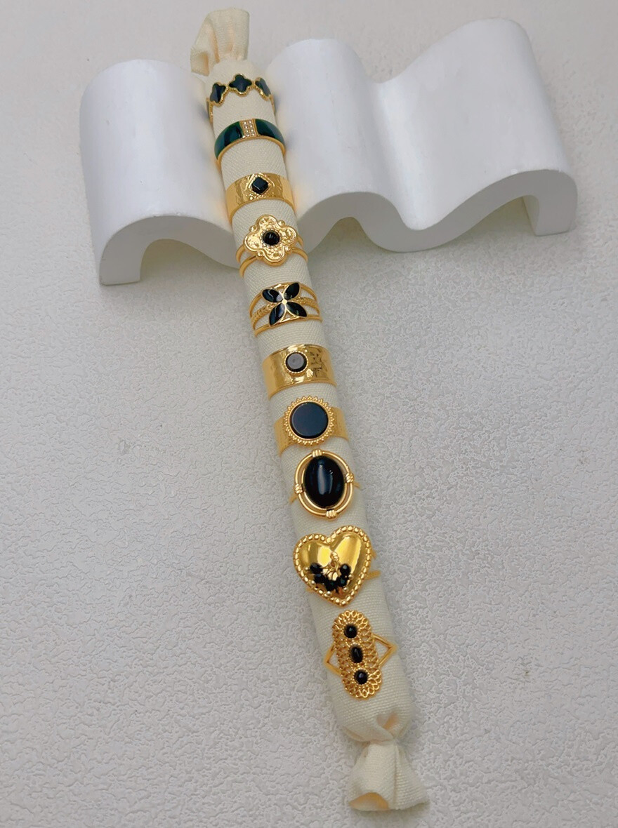 Großhändler Ella Ella - Ringset aus Edelstahl