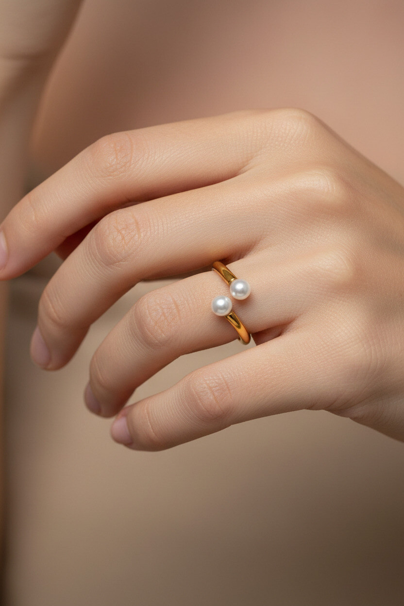 Grossiste Ella Ella - BAGUE RÉGLABLE EN ACIER INOXYDABLE