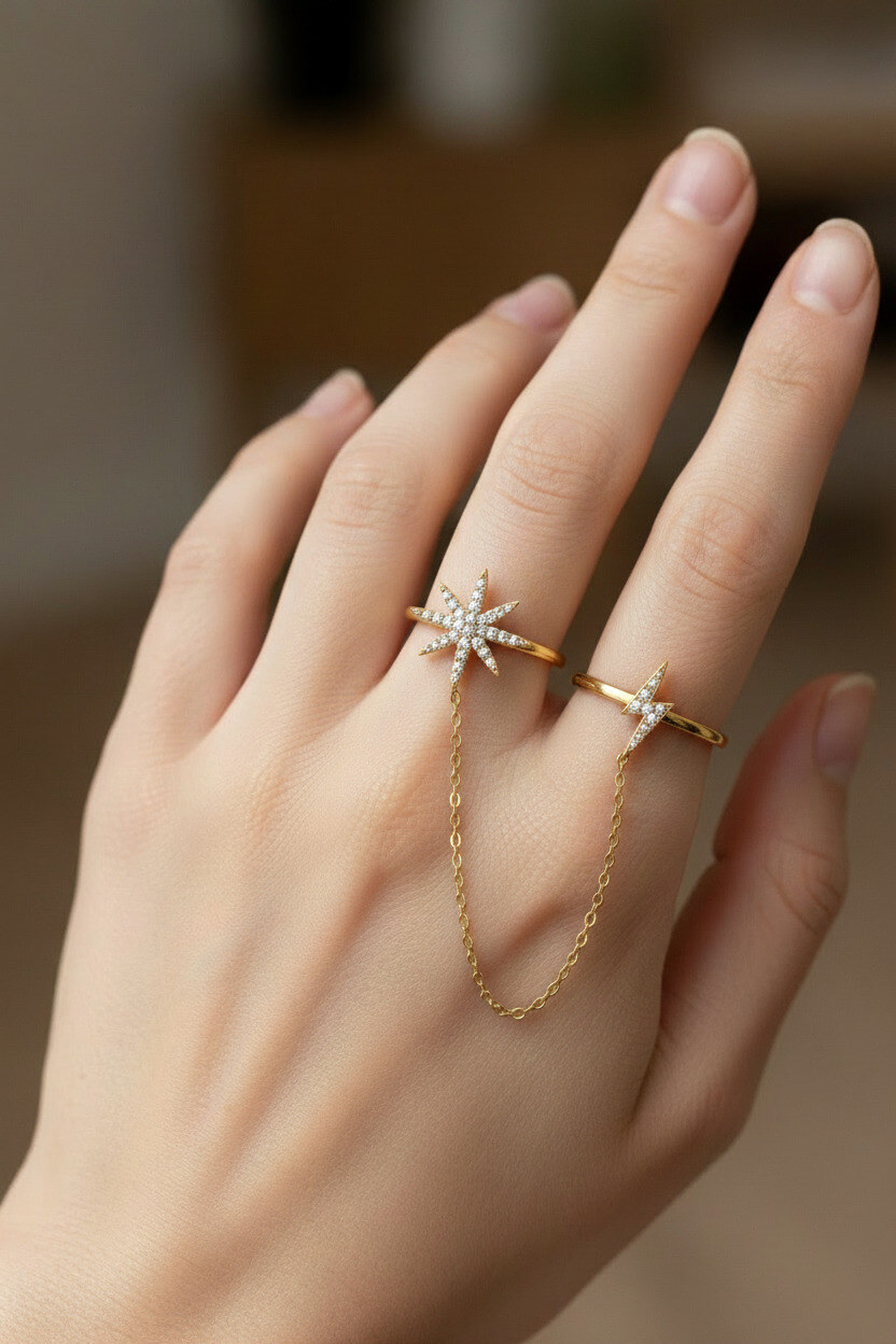 Mayorista Ella Ella - ANILLO AJUSTABLE DE ACERO INOXIDABLE