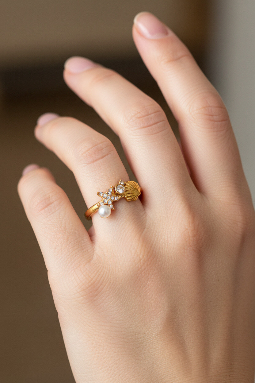 Mayorista Ella Ella - Anillo Ajustable de Acero Inoxidable