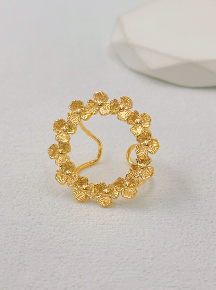 Wholesaler Ella Ella - Adjustable Stainless Steel Ring
