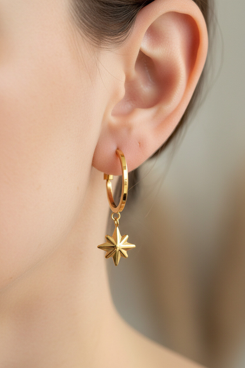 Mayorista Ella Ella - PENDIENTES DE ACERO INOXIDABLE