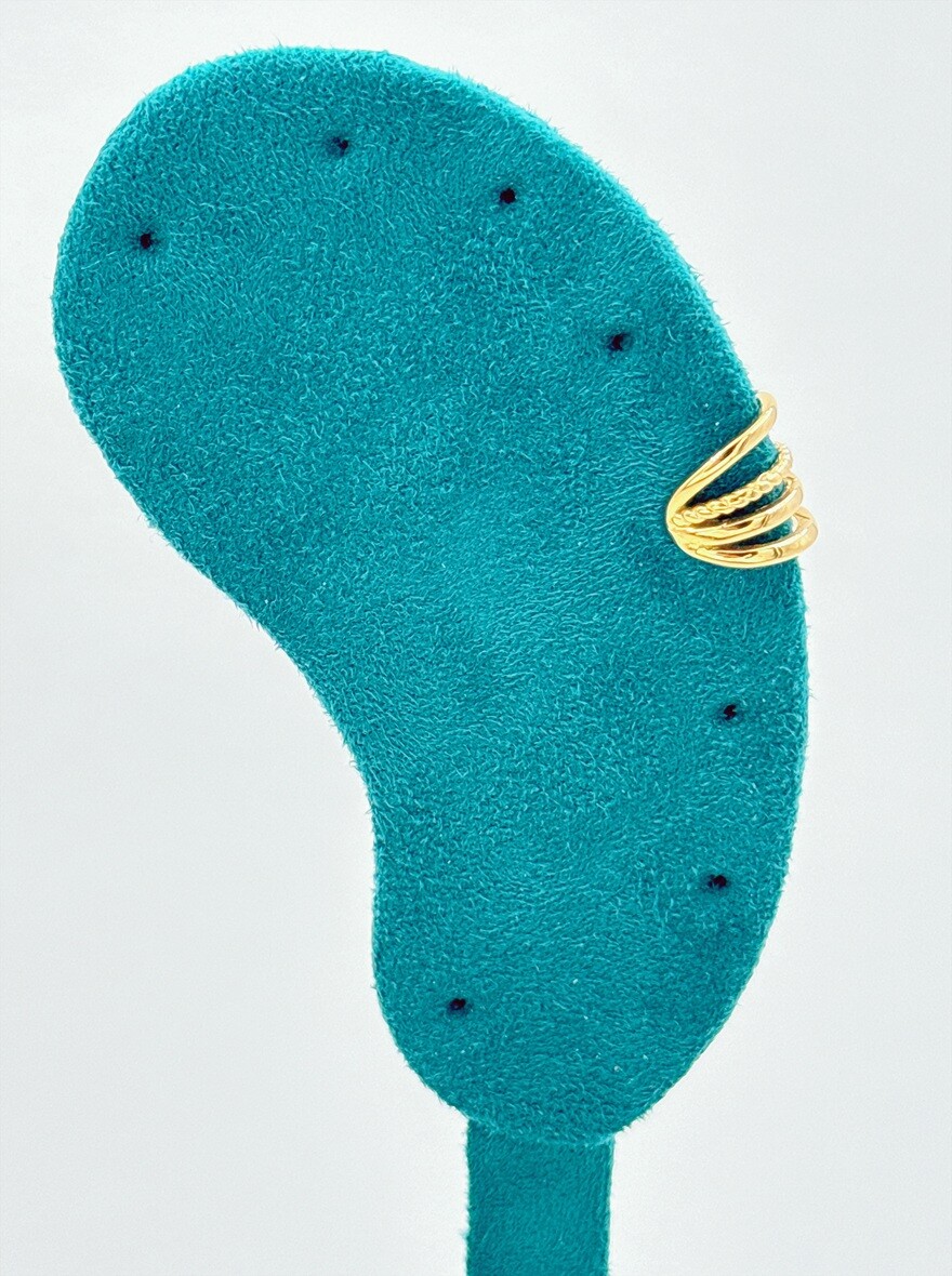 Grossista Ella Ella - ORECCHINO PIERCING CLIP IN ACCIAIO INOSSIDABILE