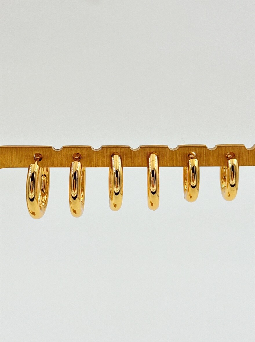 Grossiste Ella Ella - BOUCLE D'OREILLE EN ACIER INOXYDABLE