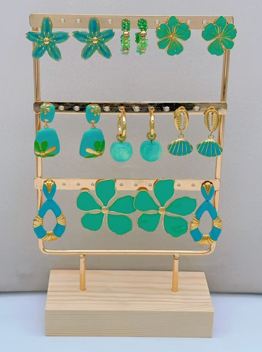 Mayorista Ella Ella - JUEGO DE PENDIENTES CON DISPLAY