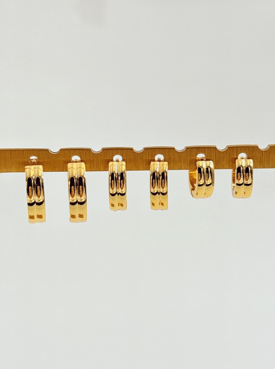 Grossiste Ella Ella - BOUCLE D'OREILLE EN ACIER INOXYDABLE