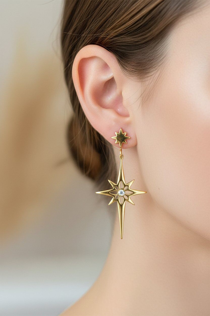 Mayorista Ella Ella - PENDIENTES DE ACERO INOXIDABLE