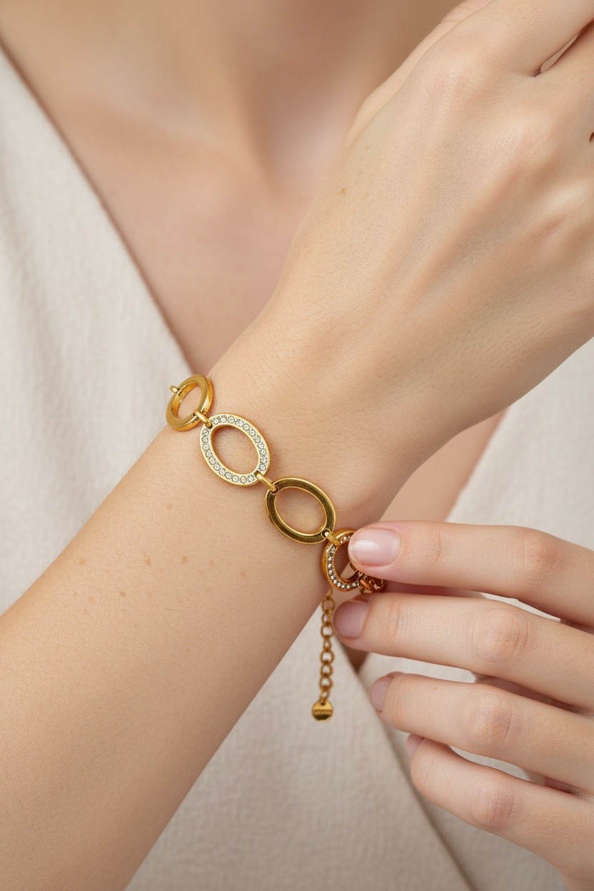 Mayorista Ella Ella - PULSERA DE ACERO INOXIDABLE