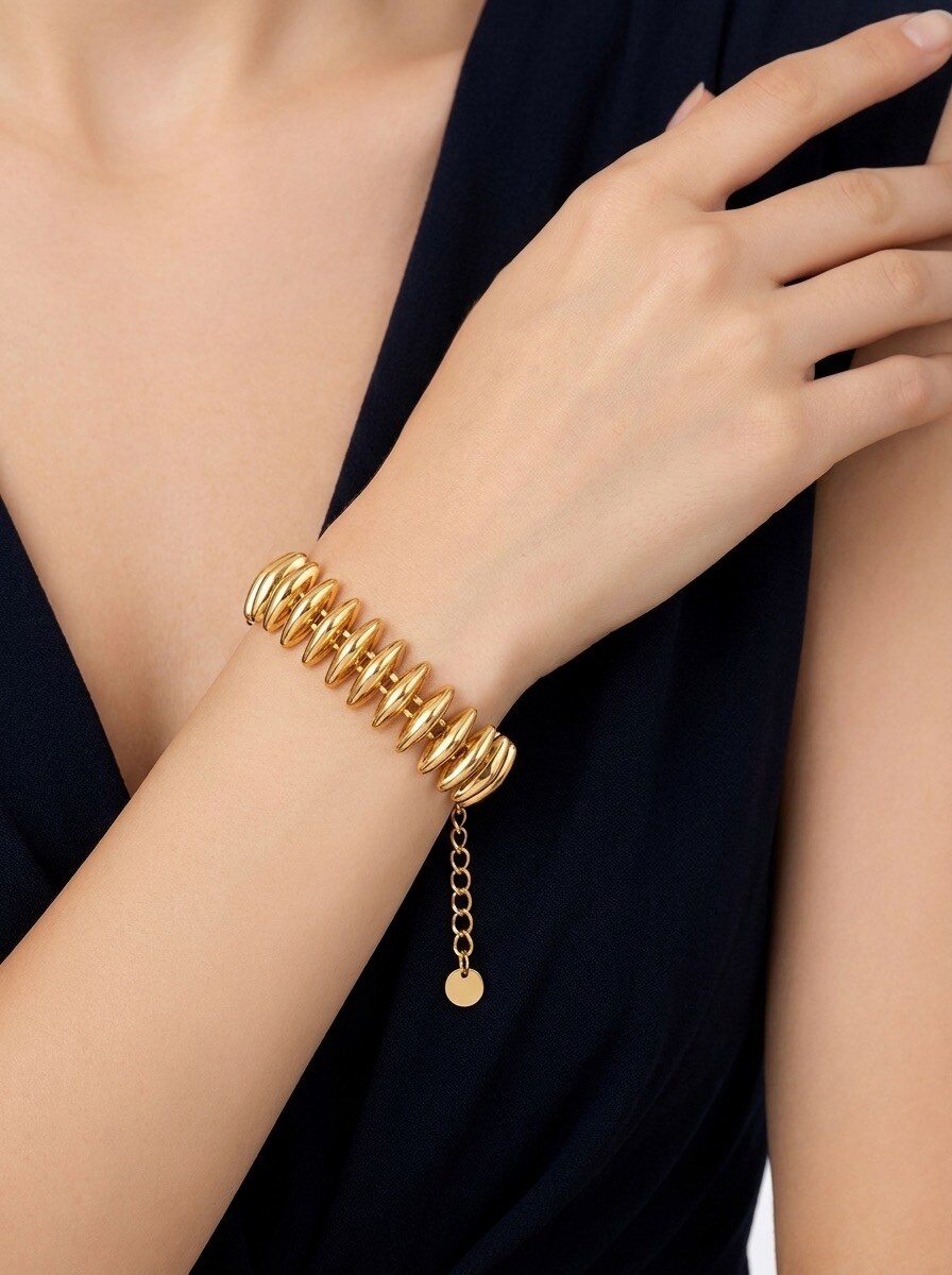 Mayorista Ella Ella - PULSERA DE ACERO INOXIDABLE