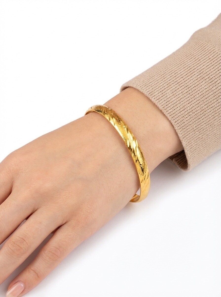 Grossista Ella Ella - BRACCIALE RIGIDO IN ACCIAIO INOX