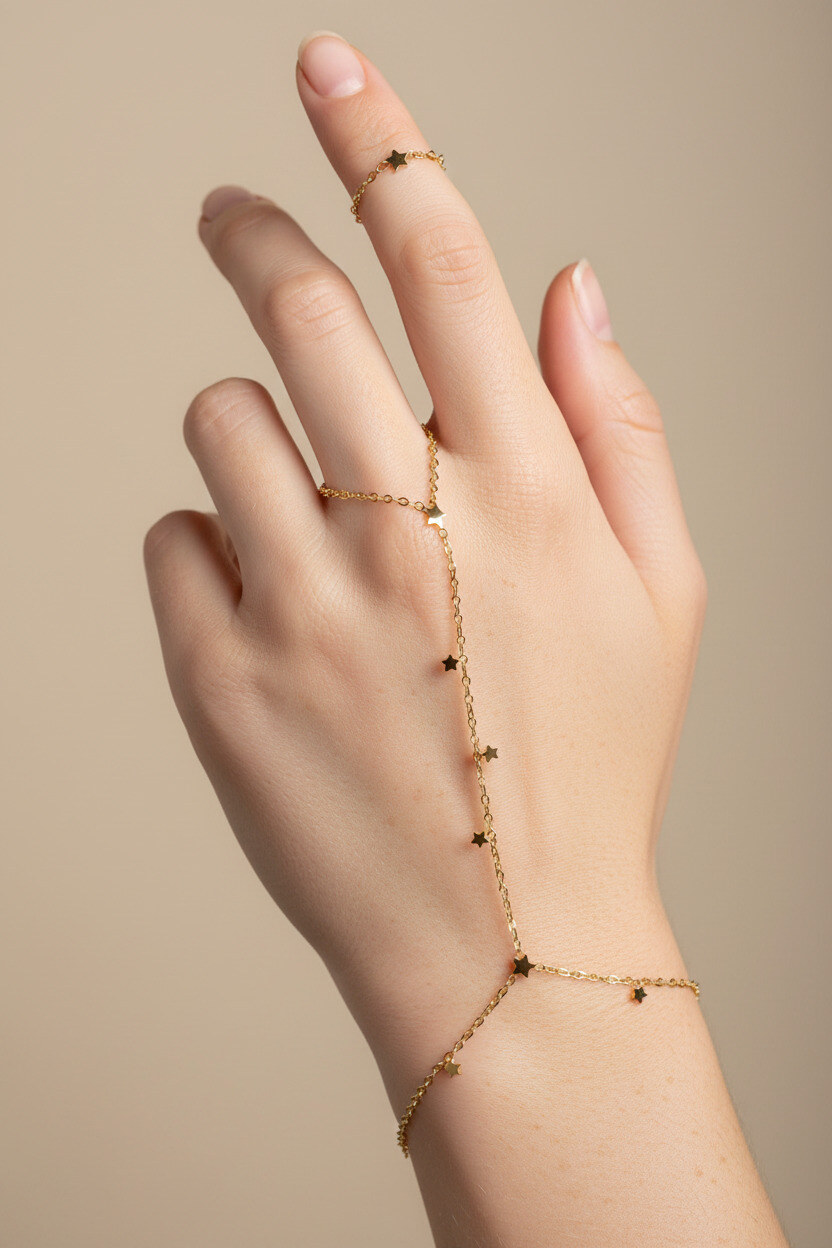 Mayorista Ella Ella - PULSERA DE CADENA DE MANO EN ACERO INOXIDABLE