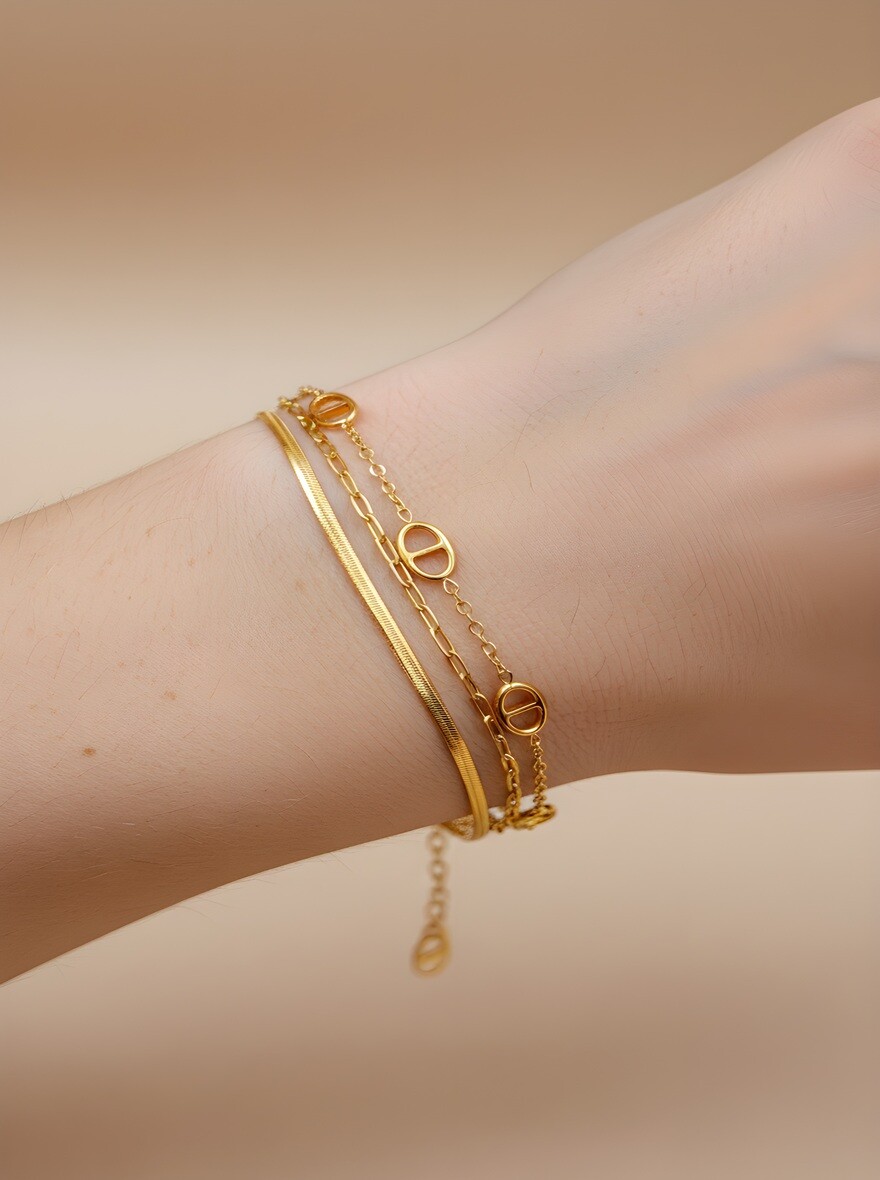 Mayorista Ella Ella - PULSERA DE ACERO INOXIDABLE