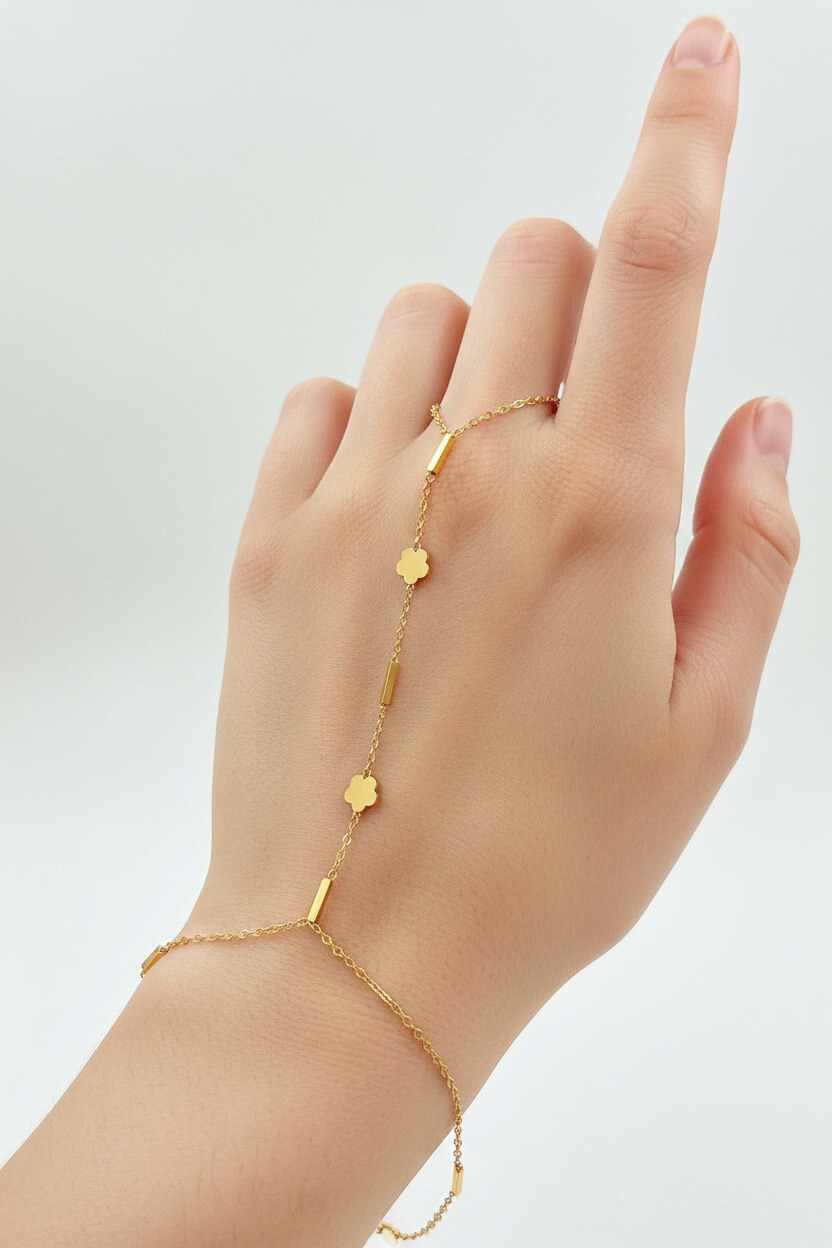 Mayorista Ella Ella - PULSERA DE CADENA DE MANO EN ACERO INOXIDABLE