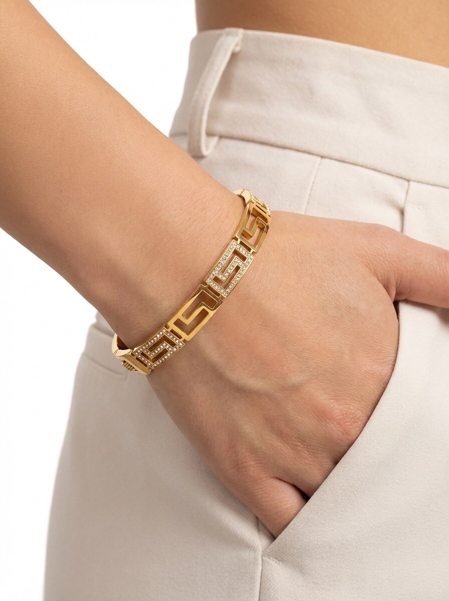 Grossista Ella Ella - BRACCIALE RIGIDO IN ACCIAIO INOX