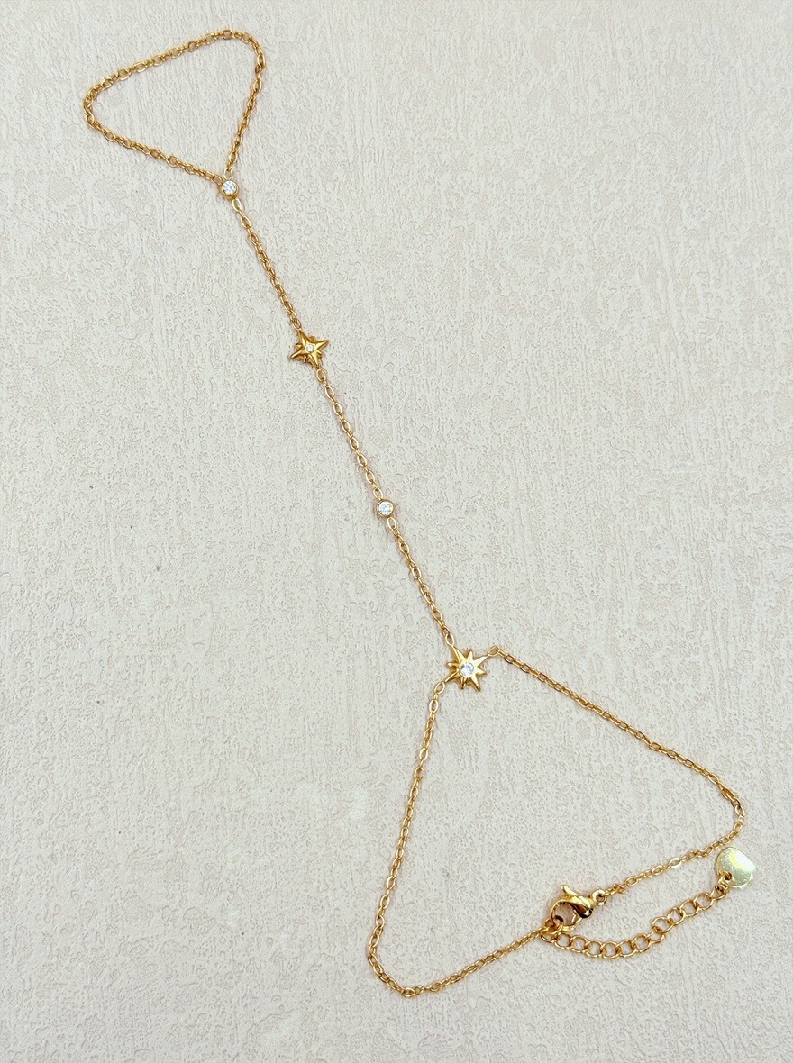 Mayorista Ella Ella - PULSERA DE CADENA DE MANO EN ACERO INOXIDABLE
