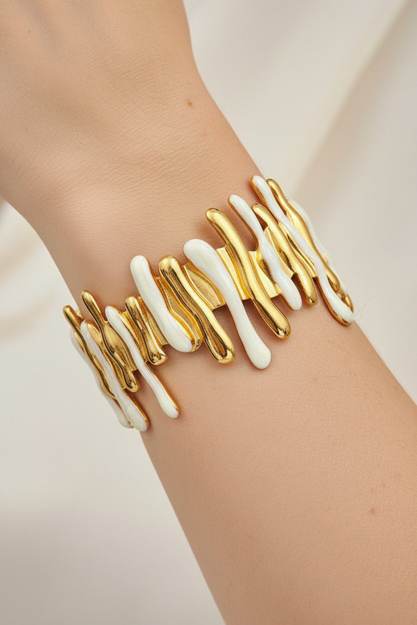 Mayorista Ella Ella - PULSERA RÍGIDA DE ACERO INOXIDABLE