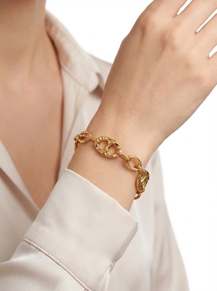 Mayorista Ella Ella - PULSERA DE ACERO INOXIDABLE