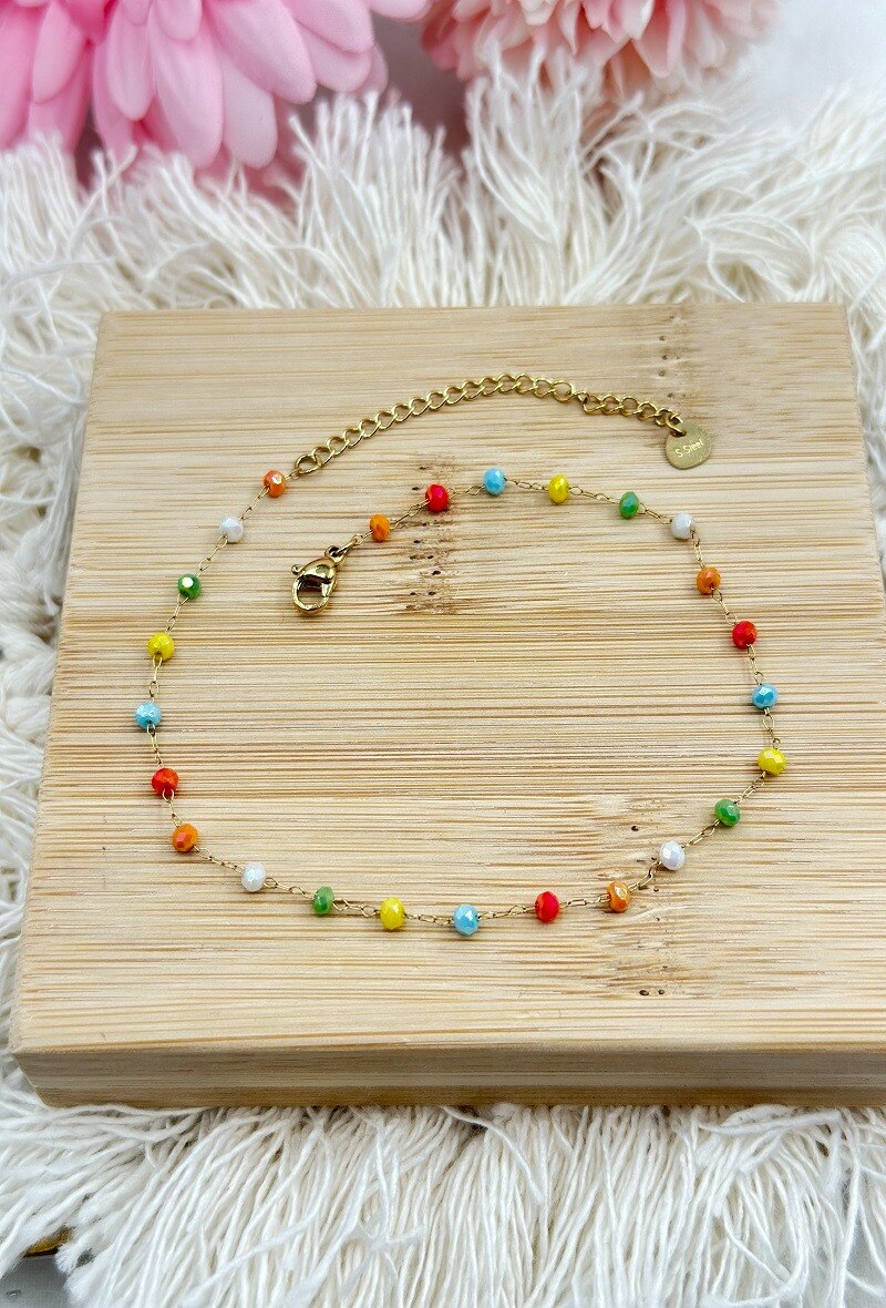 Mayorista Ella Ella - Pulsera de tobillo de acero inoxidable.