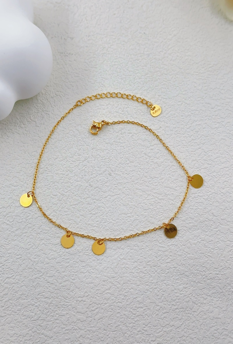 Mayorista Ella Ella - PULSERA DE TOBILLO DE ACERO INOXIDABLE