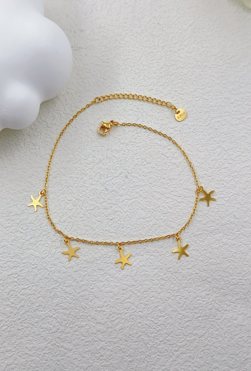 Mayorista Ella Ella - PULSERA DE TOBILLO DE ACERO INOXIDABLE