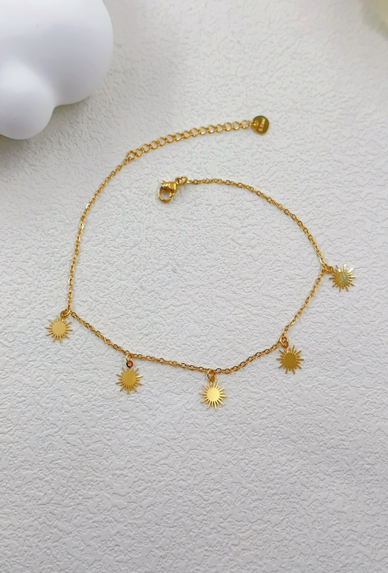 Mayorista Ella Ella - PULSERA DE TOBILLO DE ACERO INOXIDABLE