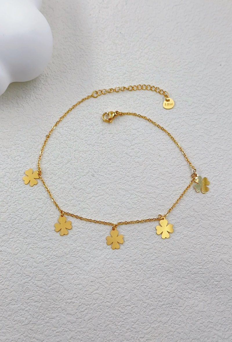 Mayorista Ella Ella - PULSERA DE TOBILLO DE ACERO INOXIDABLE