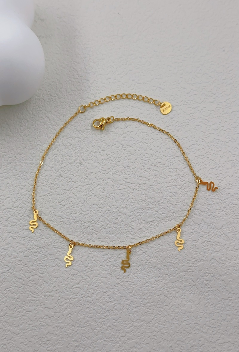 Mayorista Ella Ella - PULSERA DE TOBILLO DE ACERO INOXIDABLE