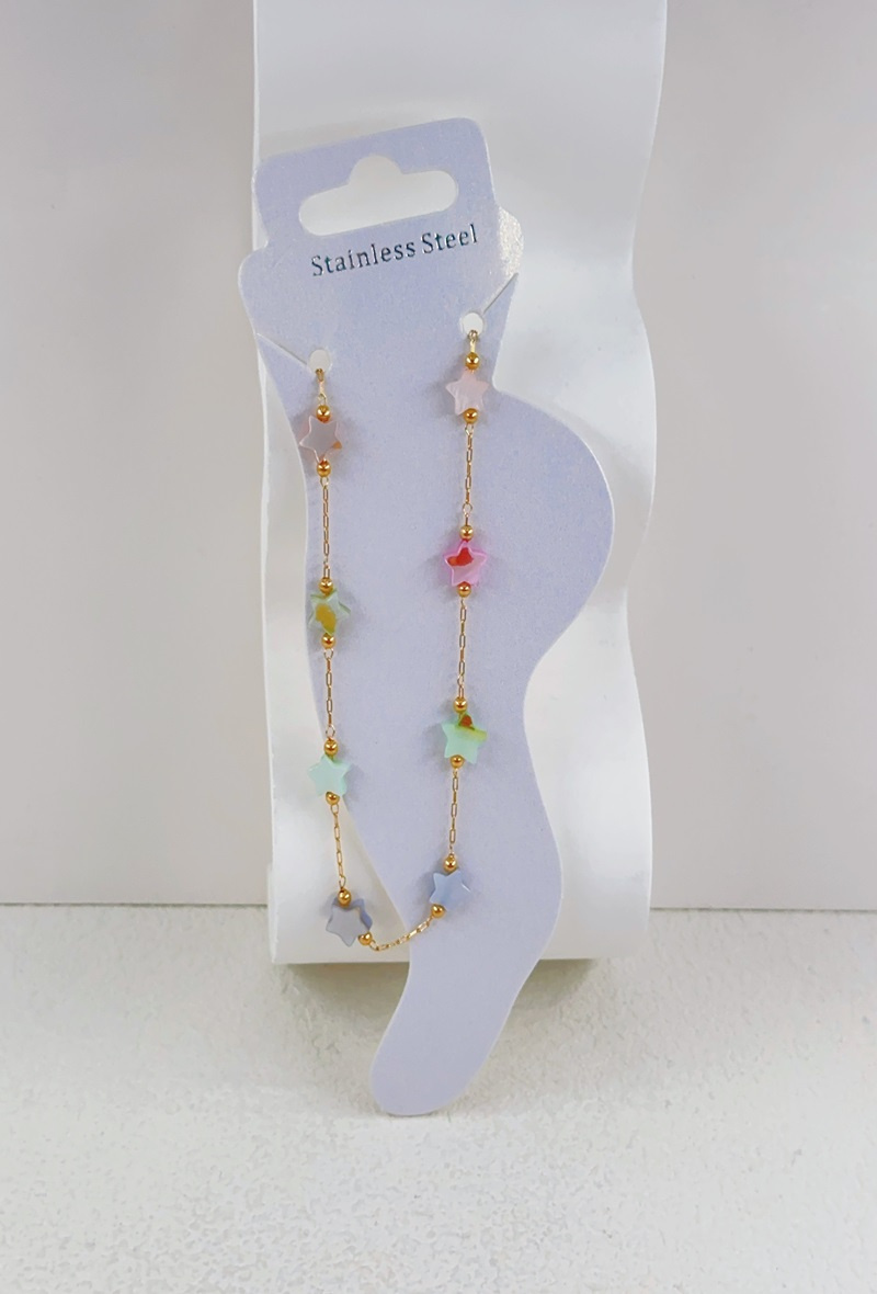Mayorista Ella Ella - PULSERA DE TOBILLO DE ACERO INOXIDABLE