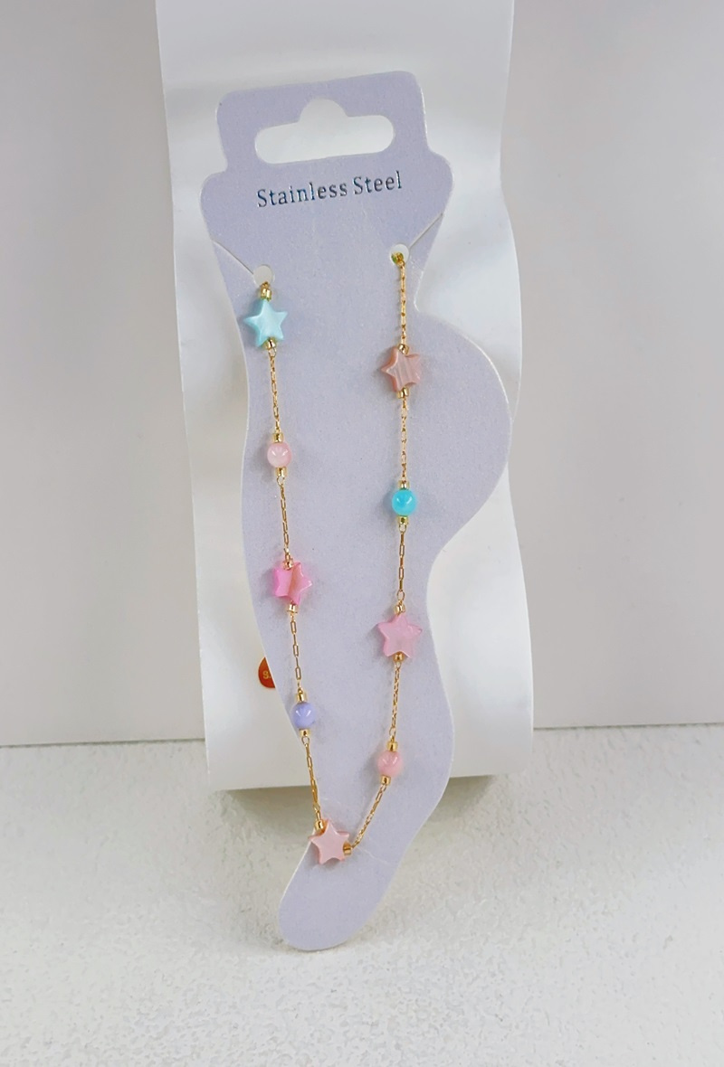 Mayorista Ella Ella - PULSERA DE TOBILLO DE ACERO INOXIDABLE