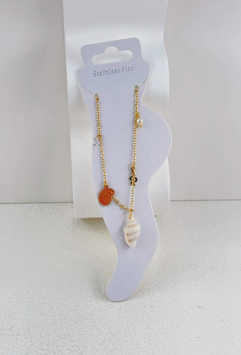 Mayorista Ella Ella - PULSERA DE TOBILLO DE ACERO INOXIDABLE