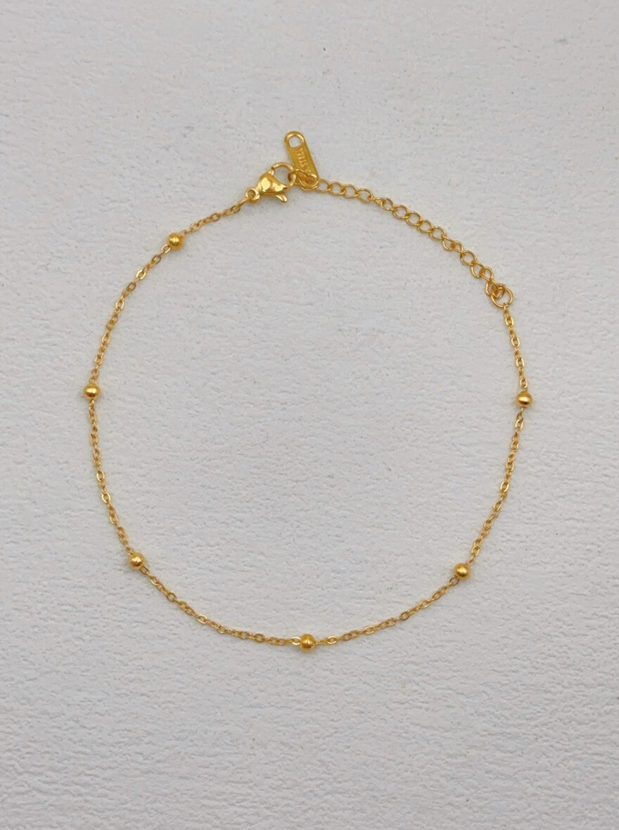Mayorista Ella Ella - PULSERA DE TOBILLO DE ACERO INOXIDABLE