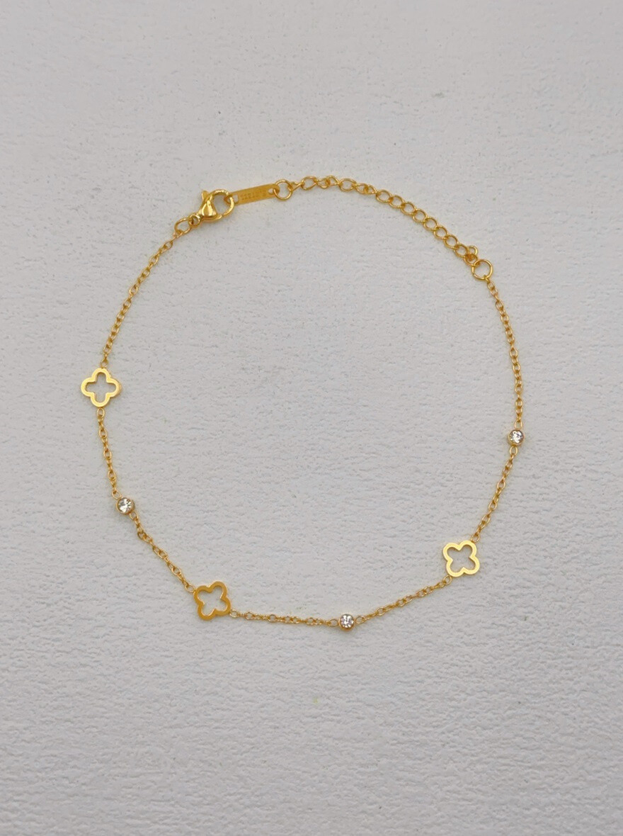 Wholesaler Ella Ella - STAINLESS STEEL ANKLE BRACELET