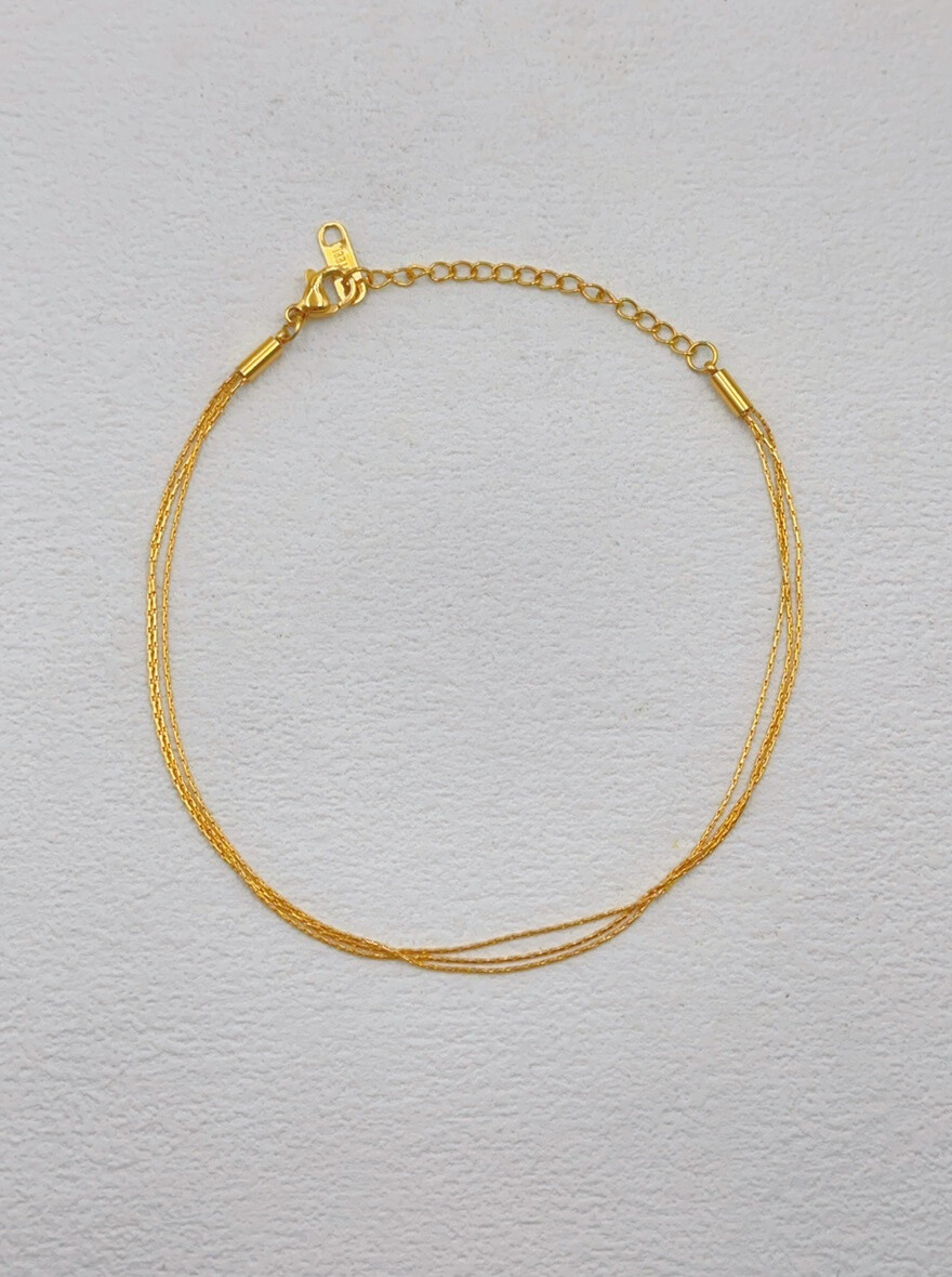 Wholesaler Ella Ella - STAINLESS STEEL ANKLE BRACELET
