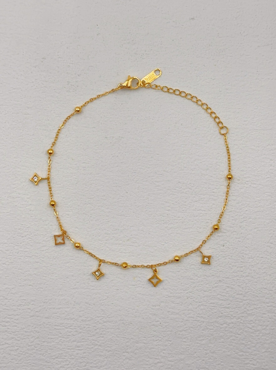 Mayorista Ella Ella - PULSERA DE TOBILLO DE ACERO INOXIDABLE
