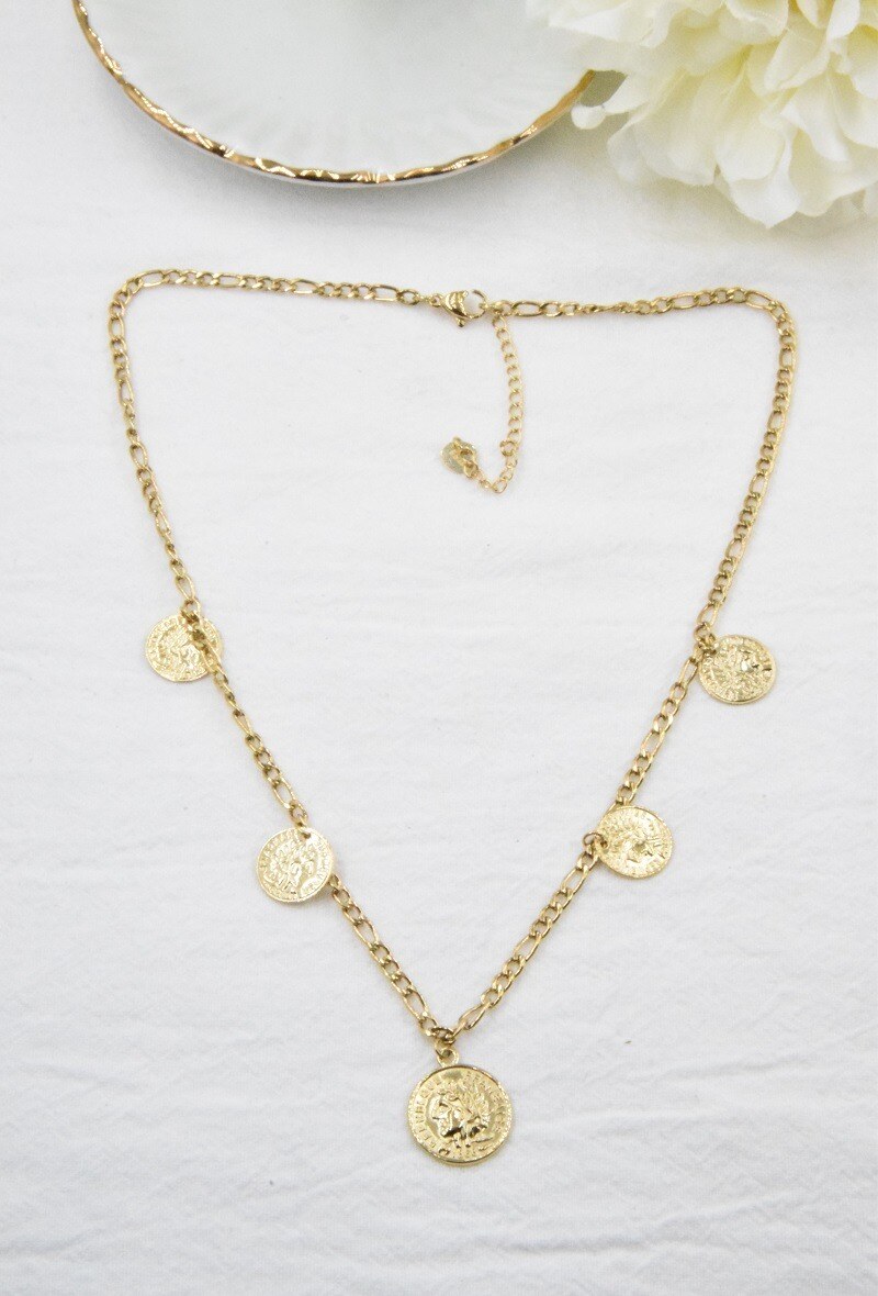 Grossiste Ella Ella - Collier en acier inoxydable