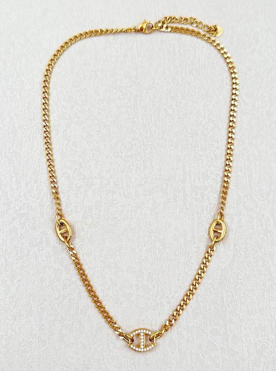 Mayorista Ella Ella - COLLAR DE ACERO INOXIDABLE