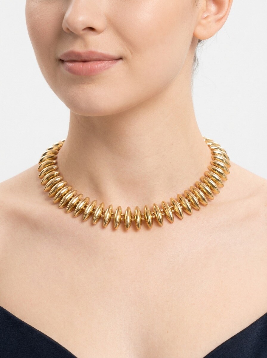 Mayorista Ella Ella - COLLAR CORTO DE ACERO INOXIDABLE
