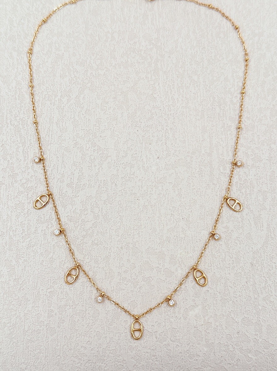 Mayorista Ella Ella - COLLAR DE ACERO INOXIDABLE