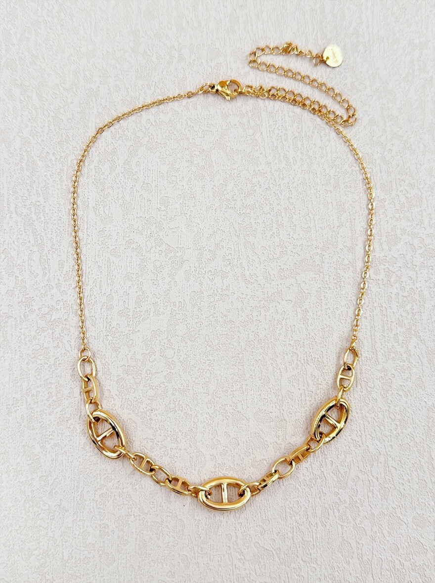 Grossista Ella Ella - COLLANA CHOKER IN ACCIAIO INOX
