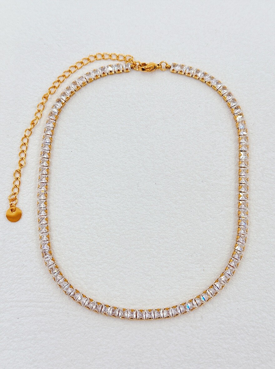 Mayorista Ella Ella - Collar Gargantilla de Acero Inoxidable