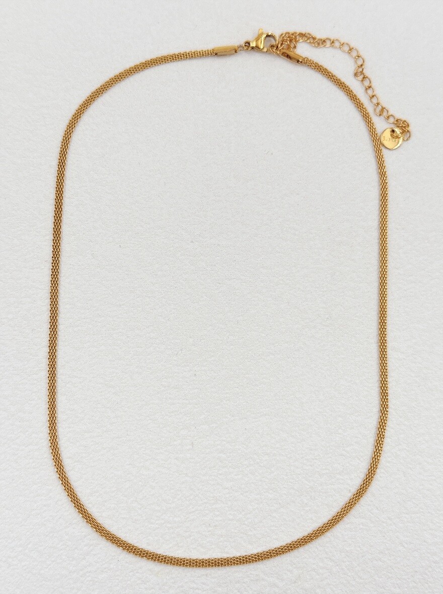 Mayorista Ella Ella - COLLAR CORTO DE ACERO INOXIDABLE