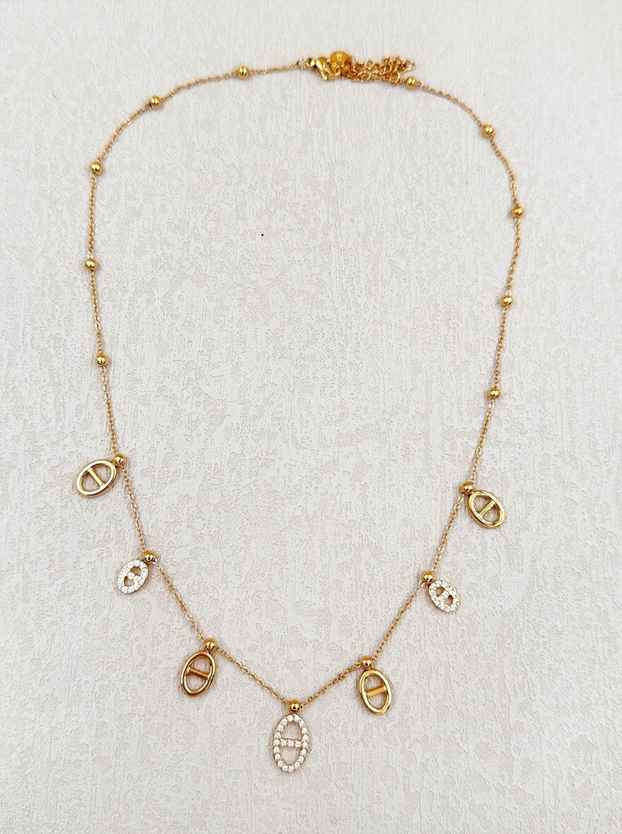 Mayorista Ella Ella - COLLAR DE ACERO INOXIDABLE