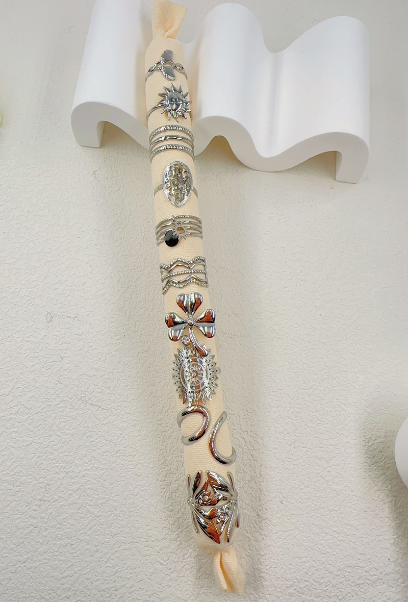 Großhändler Ella Ella - SET AUS 10 VERSTELLBAREN EDELSTAHLRINGEN