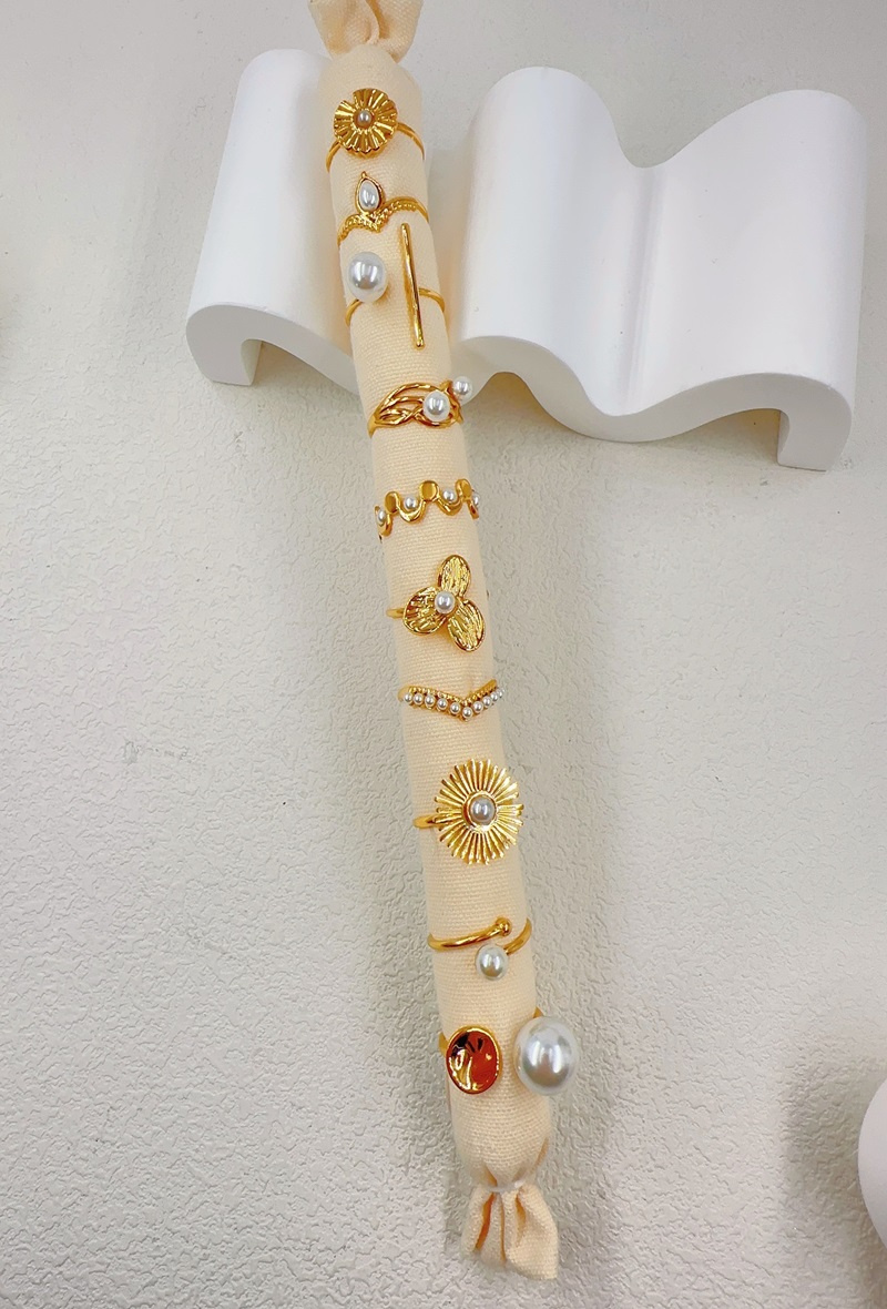 Großhändler Ella Ella - SET AUS 10 VERSTELLBAREN EDELSTAHLRINGEN