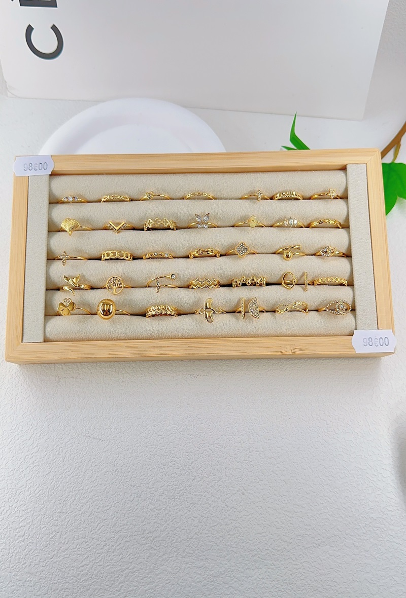 Großhändler Ella Ella - SET AUS 10 VERSTELLBAREN EDELSTAHLRINGEN